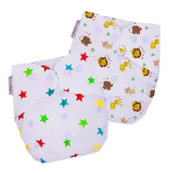 2pcs boys baby washable diapers