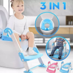 3 in 1 kids seat toilet trainer ladder