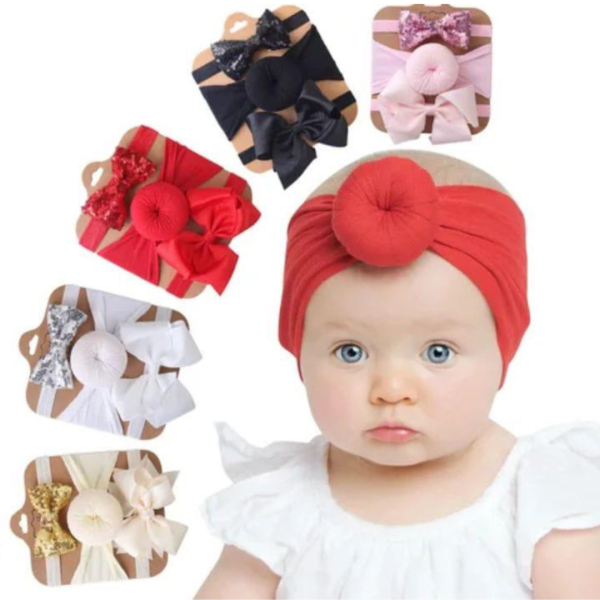 3pcs set baby headbands