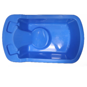 blue baby wash bath basin