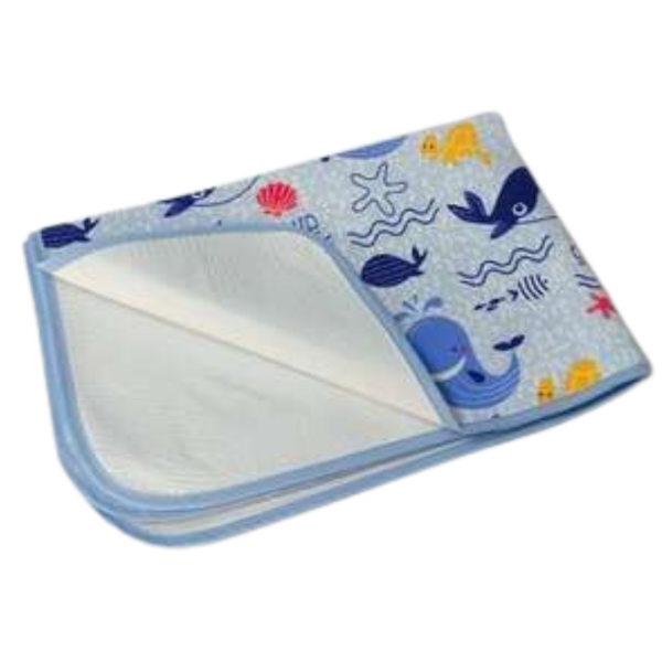 blue macintosh baby waterproof urine pad