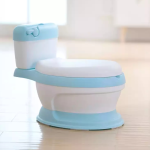 blue realistic kids toilet seat potty