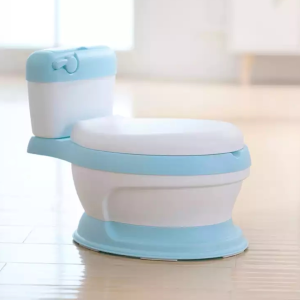 blue realistic kids toilet seat potty