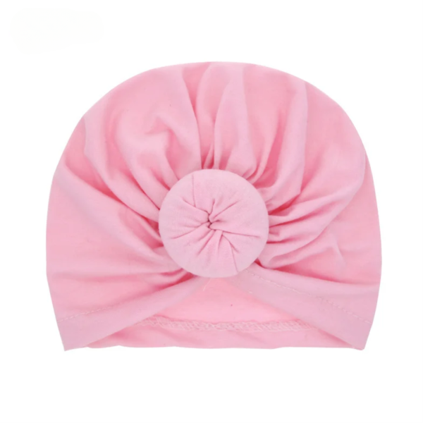 blush baby headwrap knot turban