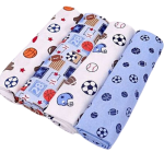 boys 4piece cotton baby flannels