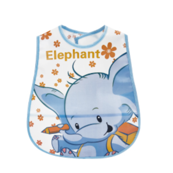 elephant momeasy waterproof baby bib