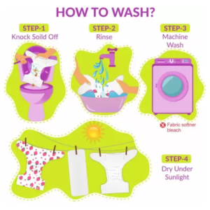 how to wash baby washable diaper