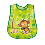 monkey momeasy waterproof baby bib