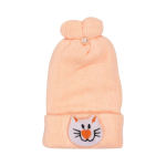 orange knitted baby caps-marvins