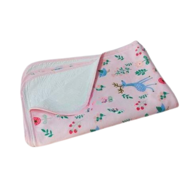 pink macintosh baby waterproof urine pad