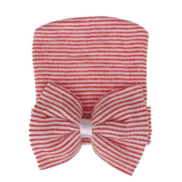 red baby bowtie hat