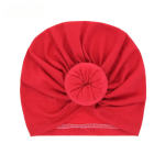 red baby headwrap knot turban