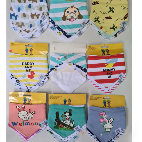 unisex baby bandana bibs