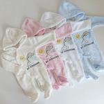 baby light fleece romper