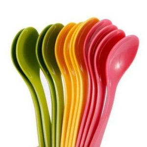 12pcs BPA Free Plastic Baby Feeding Spoons