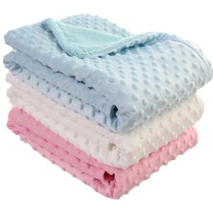 Warm Fleece Baby Shawl Blanket