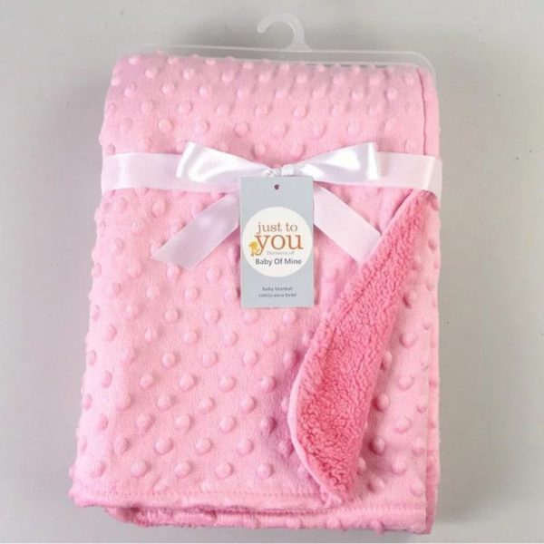 Warm Fleece Baby Shawl Blanket