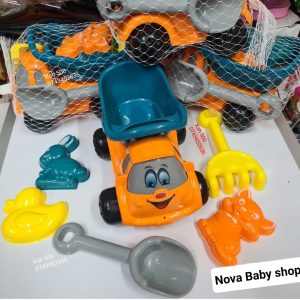 6pc Truck Beach Set Toy