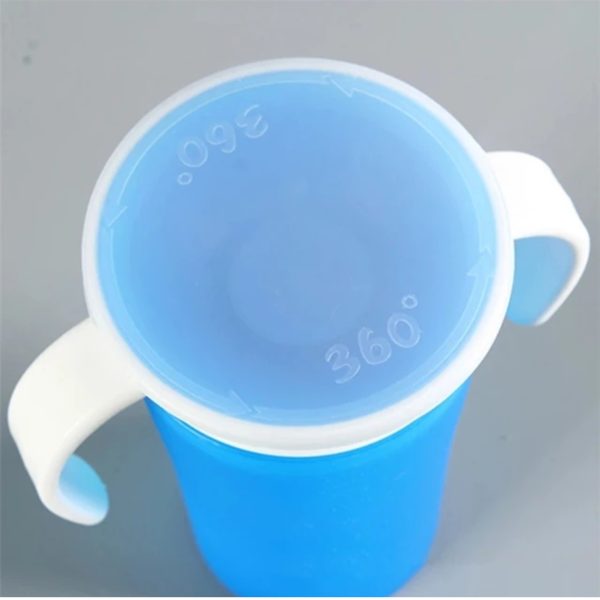 Anti-Spill 360 Training Cup, Baby Learning Drinking Magic Cup