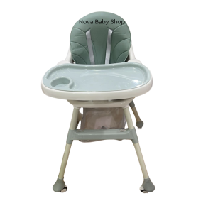 Premium High Feeding Chair with Cushion and Wheels