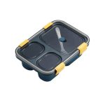 Leakproof 3 Partition Lunch Box with Spoon