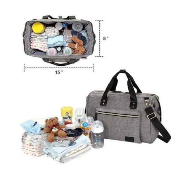 2-in-1 Multifunctional Large Baby Diaper Bag