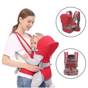 Comfortable Baby Carrier With a Hood