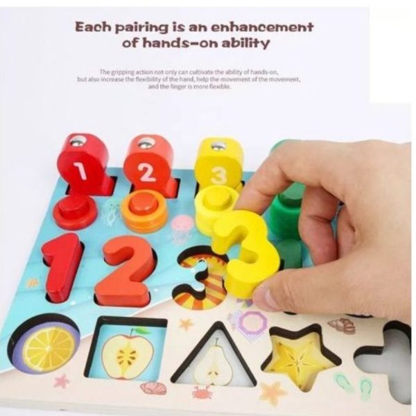 Montessori Wooden Math Children's Toy Learning Gift Board