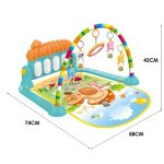 Multi-function Music Piano Baby Playmat