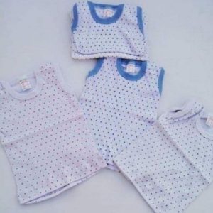 Polka Dot Quality Cotton Baby Vest