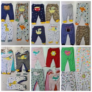 Baby Cotton Trousers, 3 Pairs of Pants